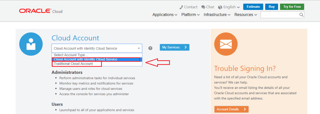 Buy Oracle Cloud Accounts